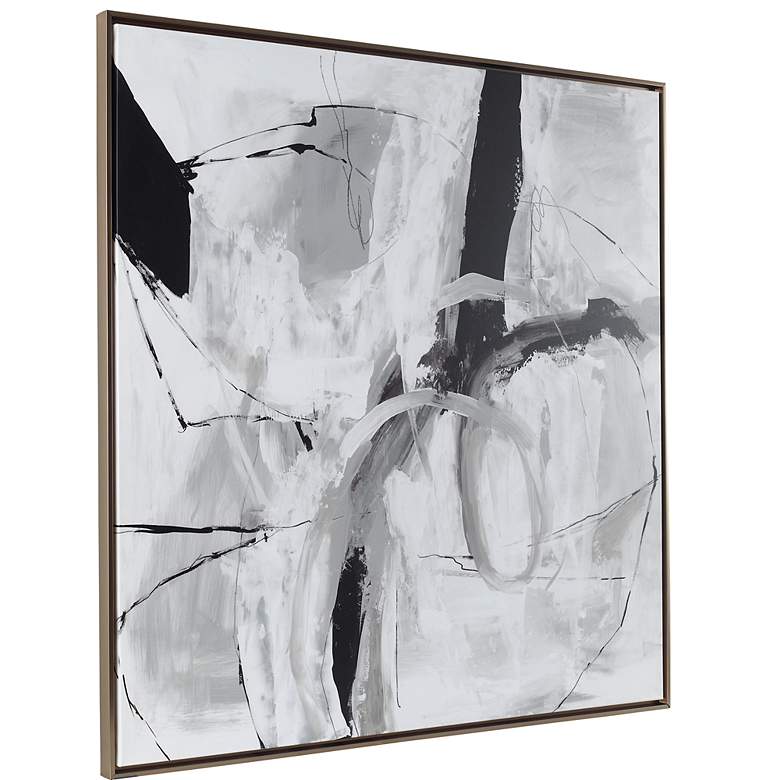 Image 4 Looping Eternity Framed Canvas Wall Art more views