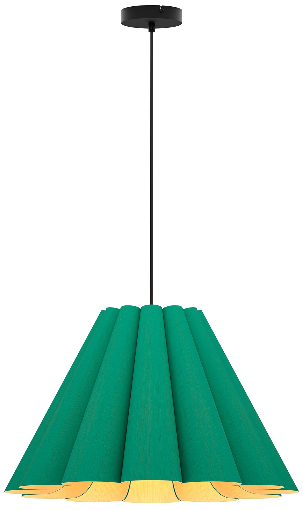 Lora 22.8" Wide Light Petrol Pendant