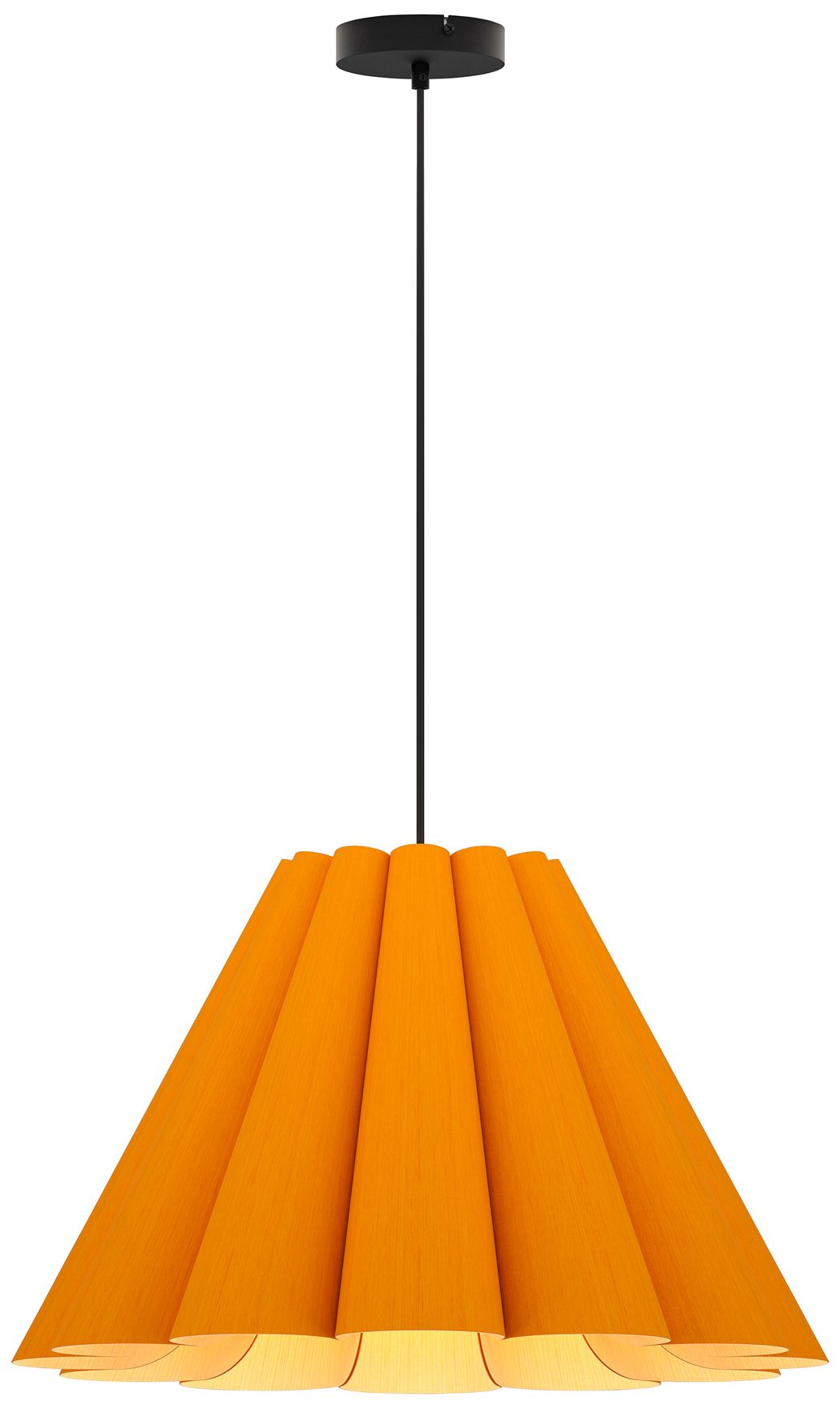 Lora 22.8" Wide Ocher Pendant