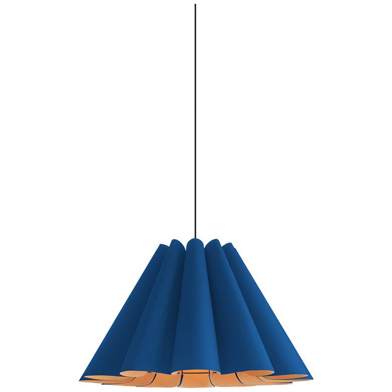 Image 1 Lora Pendant WEP Light Collection - Black Finish - Blue