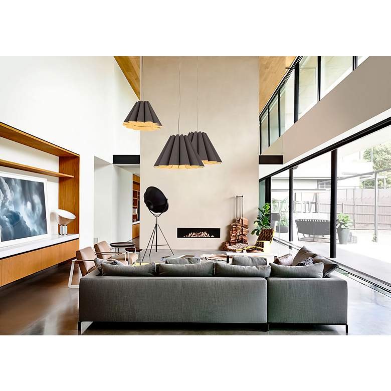 Image 4 Lora Pendant WEP Light Collection - Black Finish - Ebony more views