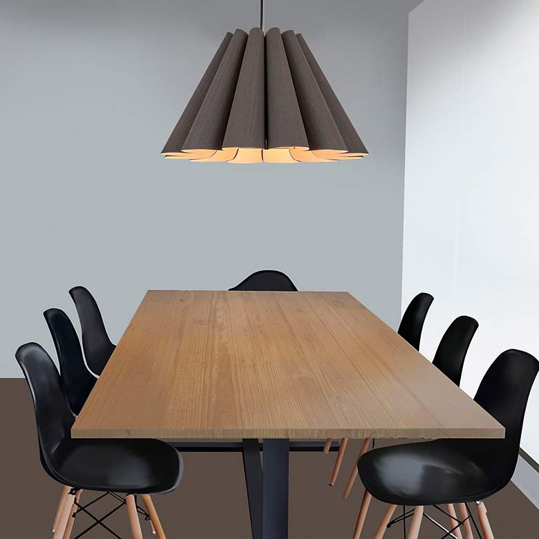 Image 5 Lora Pendant WEP Light Collection - Black Finish - Ebony more views