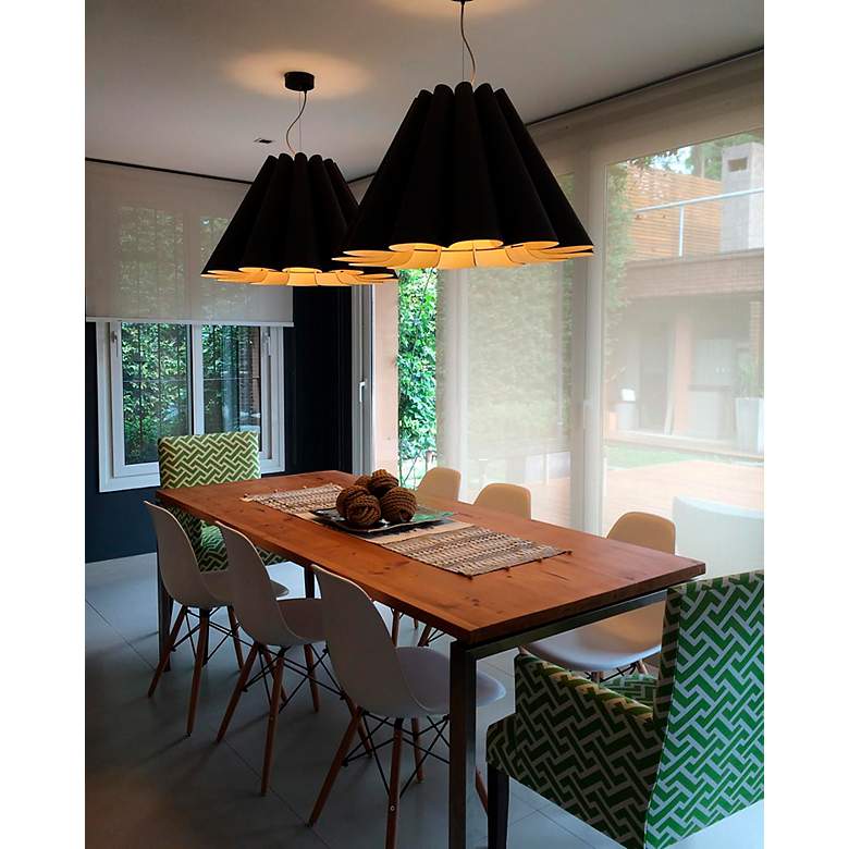 Image 7 Lora Pendant WEP Light Collection - Black Finish - Ebony more views
