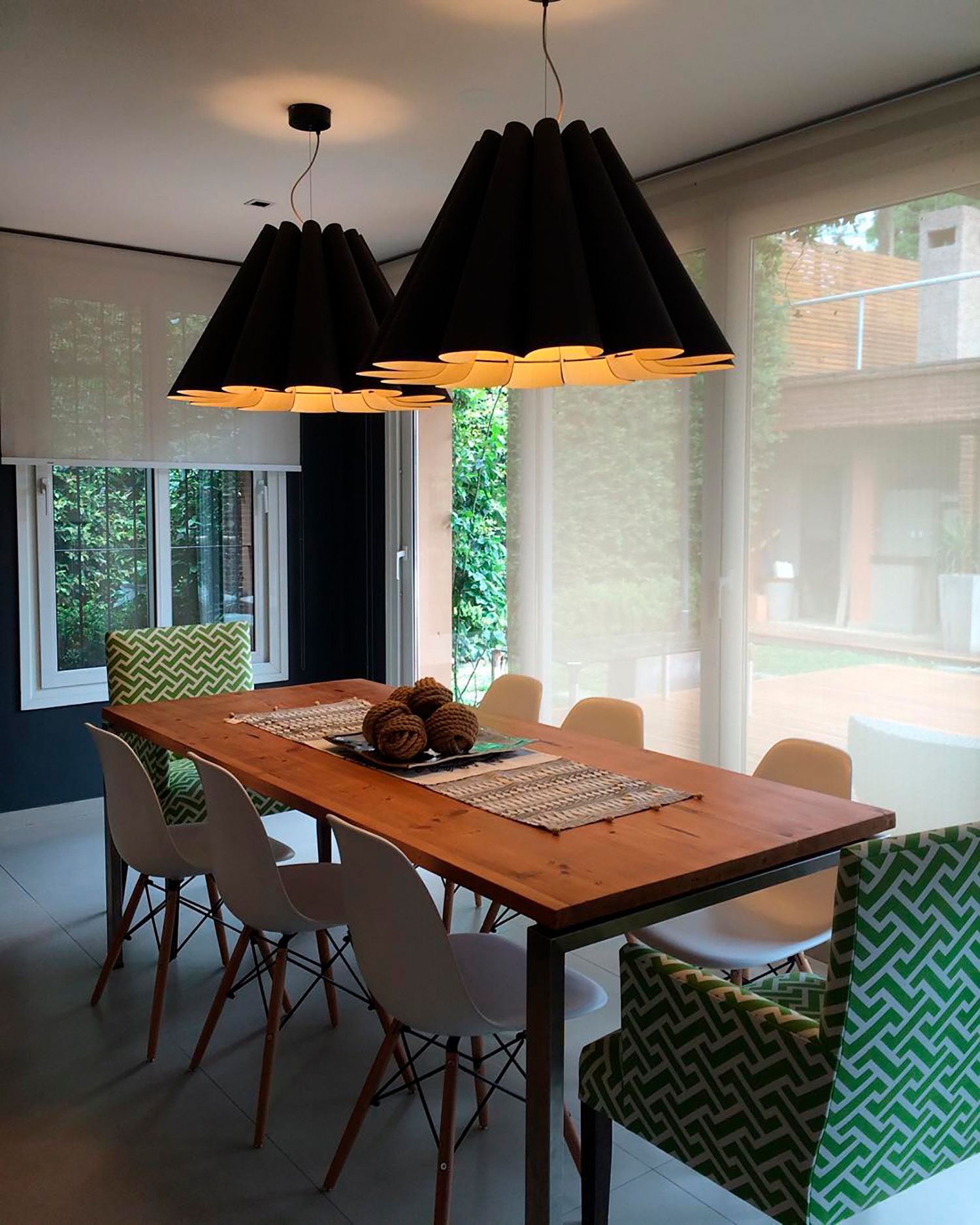 Lora Pendant WEP Light Collection - Black Finish - Ebony