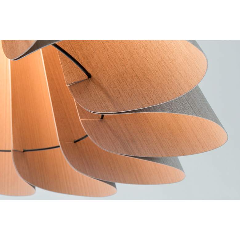 Image 5 Lora Pendant WEP Light Collection - Black Finish - Grey Oak more views