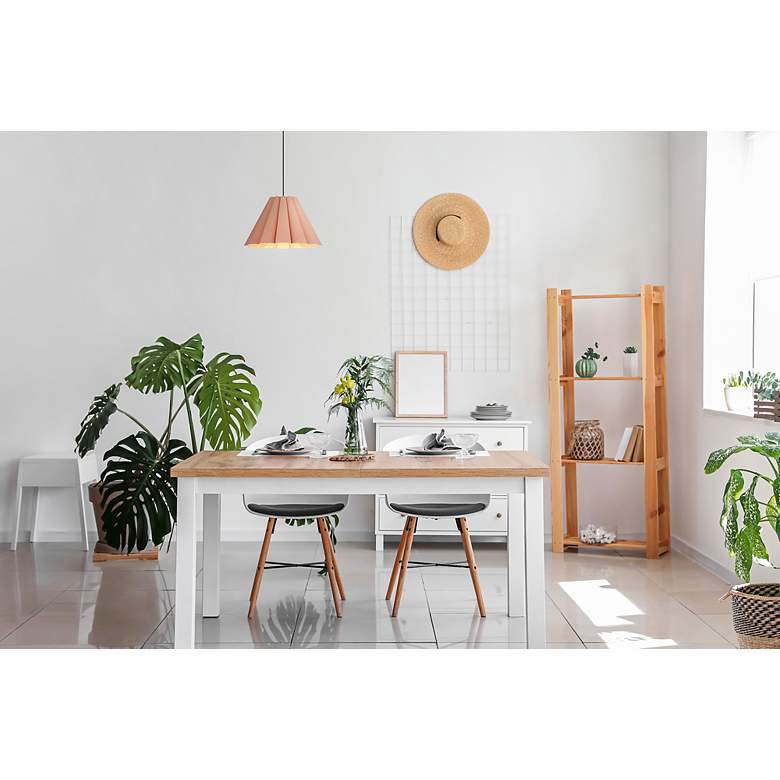 Image 3 Lora Pendant WEP Light Collection - Black Finish - Rose more views