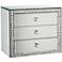 Lorain 3-Drawer 12" Wide Mirrored Jewelry Box