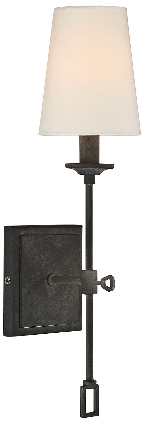 Image 3 Lorainne 1-Light Wall Sconce in Oxidized Black more views