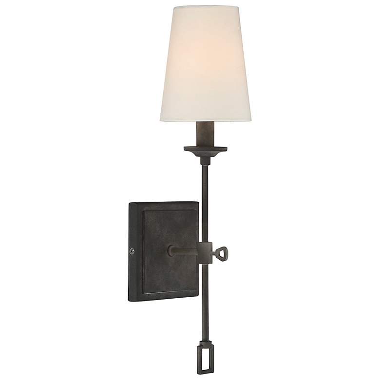Image 3 Lorainne 1-Light Wall Sconce in Oxidized Black more views