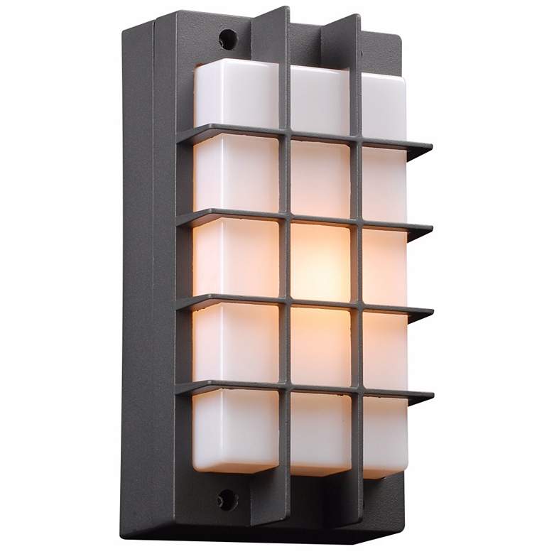 Image 1 Lorca 10 1/2" High Bronze Outdoor Wall Light