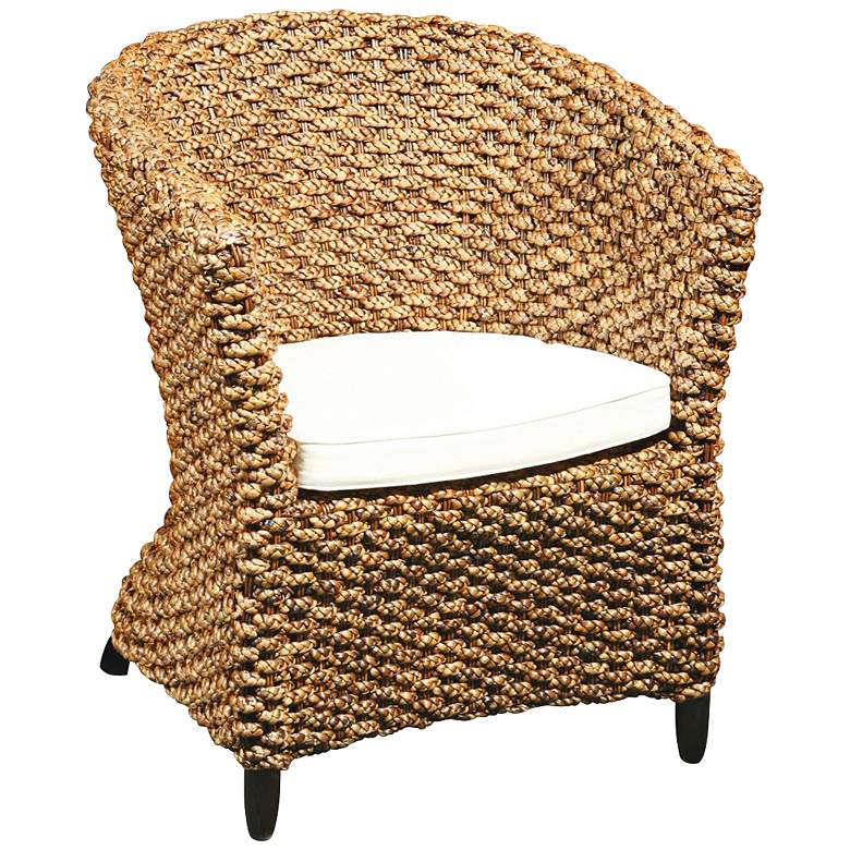 Image 1 Loren Hand-Woven Natural Seagrass Rope Armchair