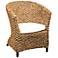 Loren Hand-Woven Natural Seagrass Rope Armchair