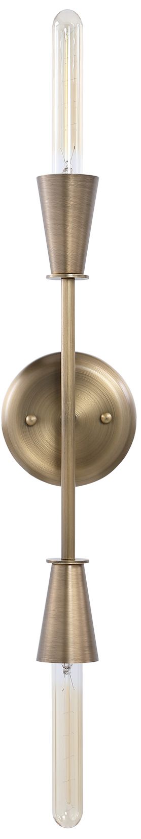 Image 3 Lorenzo 12" Natural 3-Light Wall Sconce more views