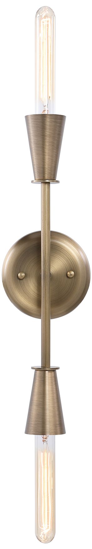 Image 5 Lorenzo 12" Natural 3-Light Wall Sconce more views