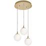 1_Loretto 18" 3 Light Round Satin Brass Pendant