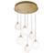 Loretto 27 1/4" Wide Satin Brass Multi-Light Pendant