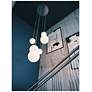 5_Loretto 27 1/4" Wide Satin Brass Multi-Light Pendant more views