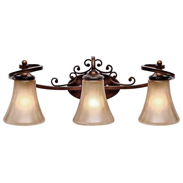 Image 1 Loretto Collection 24 1/2 inch Wide Bathroom Wall Light