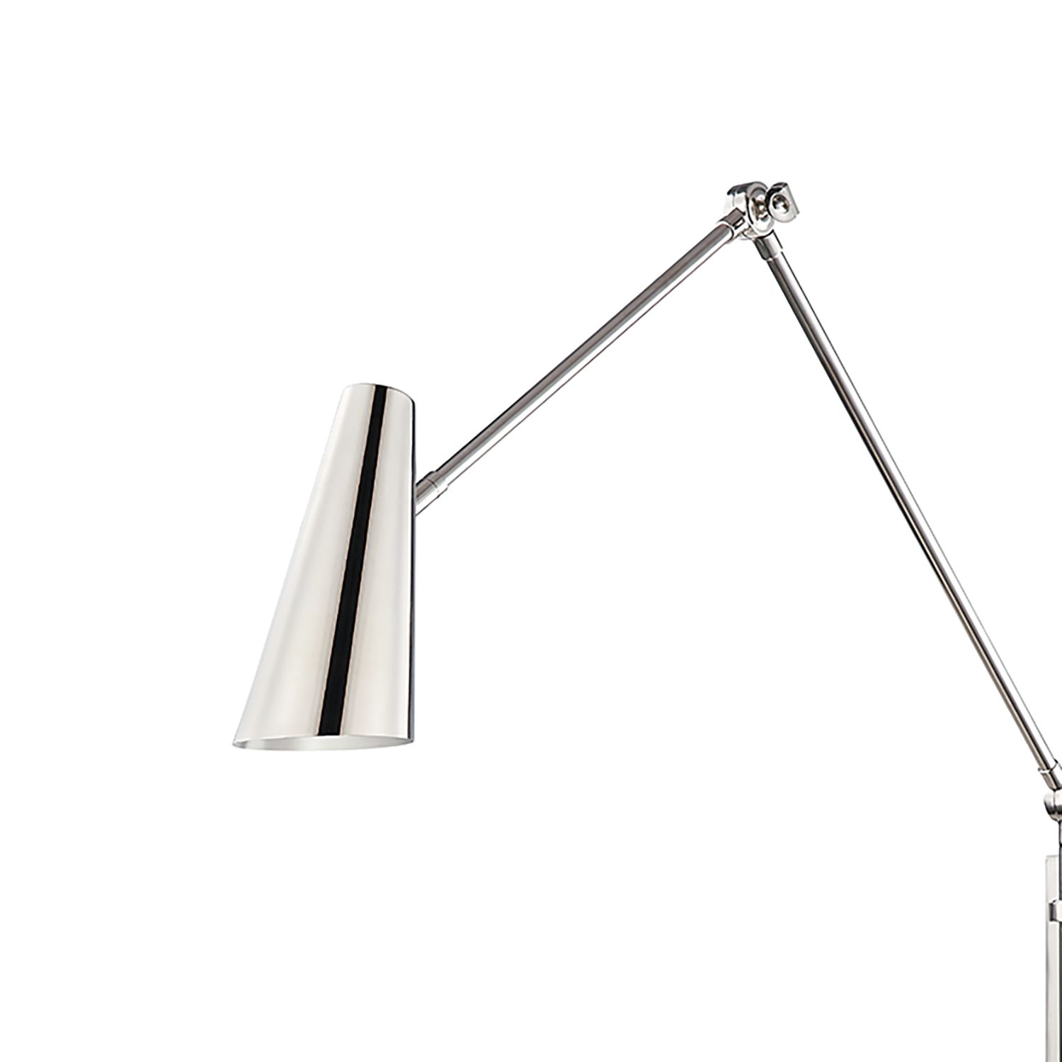 Image 2 Lorne 26" High Polished Nickel Plug-In Wall Sconce more views