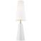 Lorne Arctic White and Burnished Brass LED Table Lamp by Kelly Wearstler