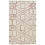Thumbnail2 of Lorrain 6108571 2'x3' Blush Pink Ivory Geometric Area Rug