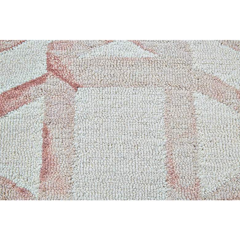 Image 4 Lorrain 6108571 5'x8' Blush Pink Ivory Geometric Area Rug more views