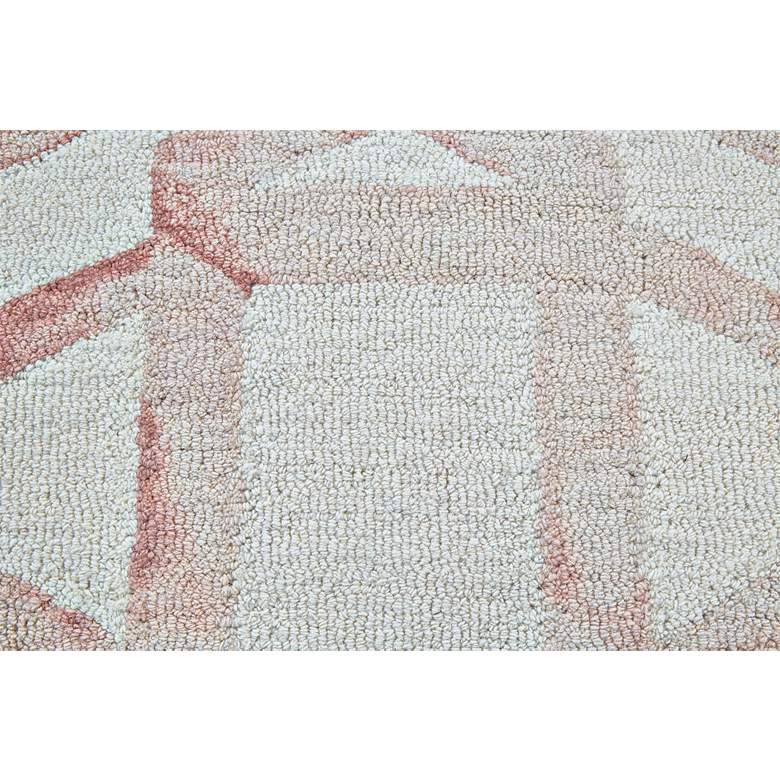 Image 4 Lorrain 6108571 5&#39;x8&#39; Blush Pink Ivory Geometric Area Rug more views