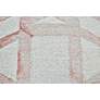 Lorrain 6108571 5&#39;x8&#39; Blush Pink Ivory Geometric Area Rug in scene