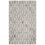 Lorrain Geometric Hand Tufted Ivory Area Rug 3'-6" x 5'-6"