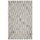 Lorrain Geometric Hand Tufted Ivory Area Rug 3'-6" x 5'-6"