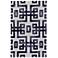 Lorrain 6108571 Noir Geometric Wool Area Rug