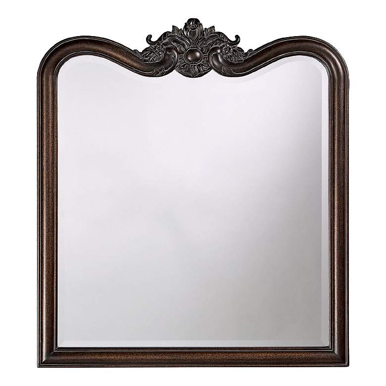 Image 1 Lorraine Crest Top 38 inch High Wall Mirror