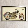Los Angeles Rider 48" Wide Collage Framed Wall Art