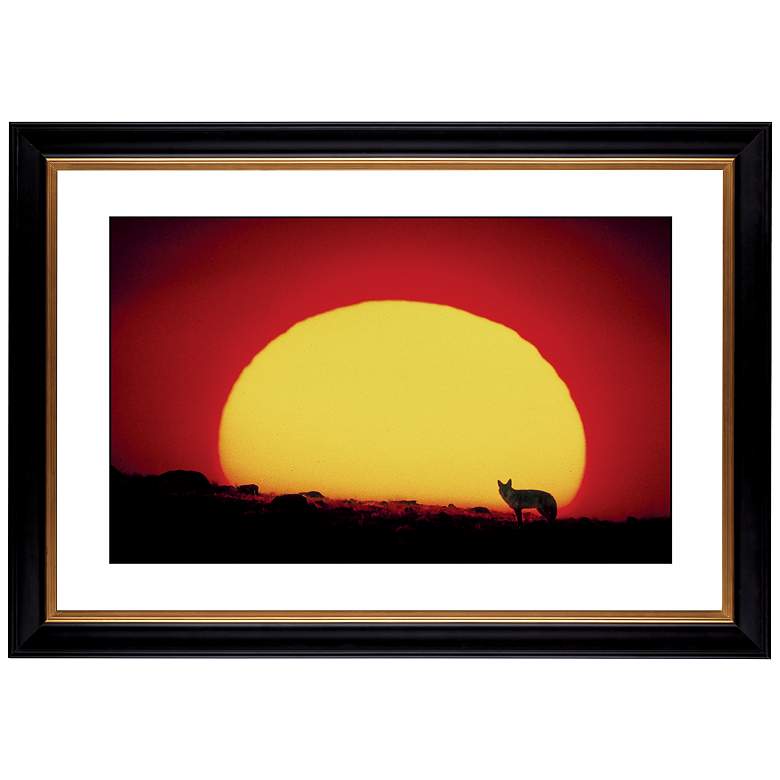 Image 1 Los Lobos Sunset Giclee 41 3/8 inch Wide Wall Art