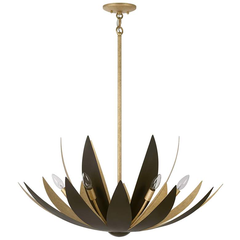 Image 2 Loto 6-Light Pendant in Centura and Burnished Gold by Breegan Jane more views