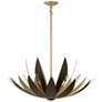 2_Loto 6-Light Pendant in Centura and Burnished Gold by Breegan Jane more views
