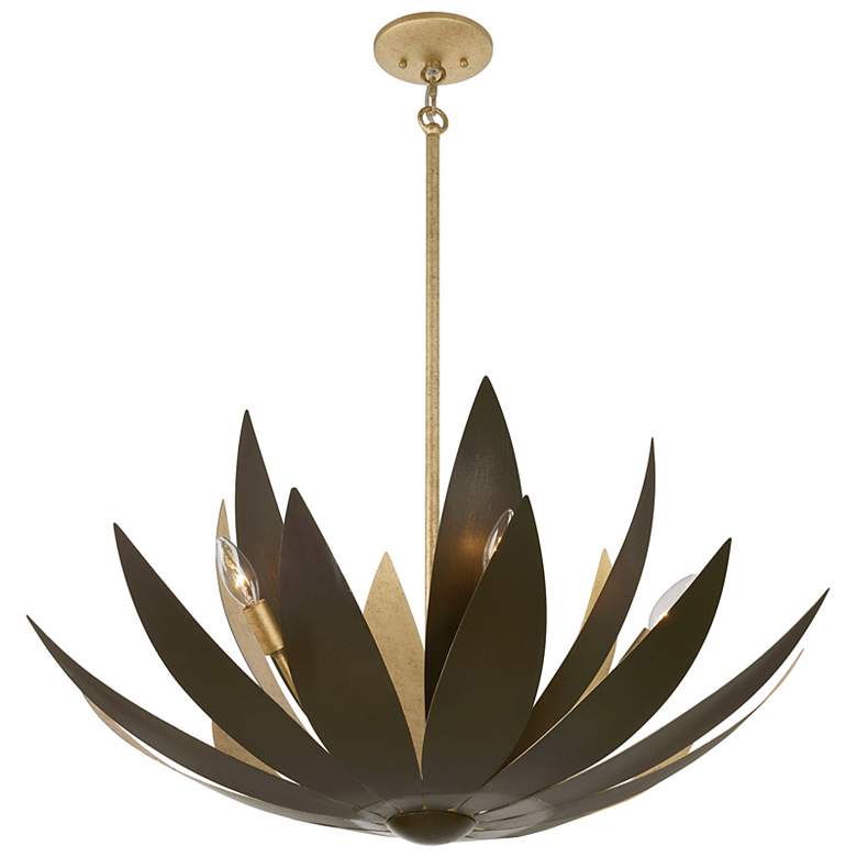 Image 4 Loto 6-Light Pendant in Centura and Burnished Gold by Breegan Jane more views
