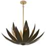 4_Loto 6-Light Pendant in Centura and Burnished Gold by Breegan Jane more views