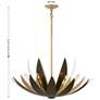 7_Loto 6-Light Pendant in Centura and Burnished Gold by Breegan Jane more views