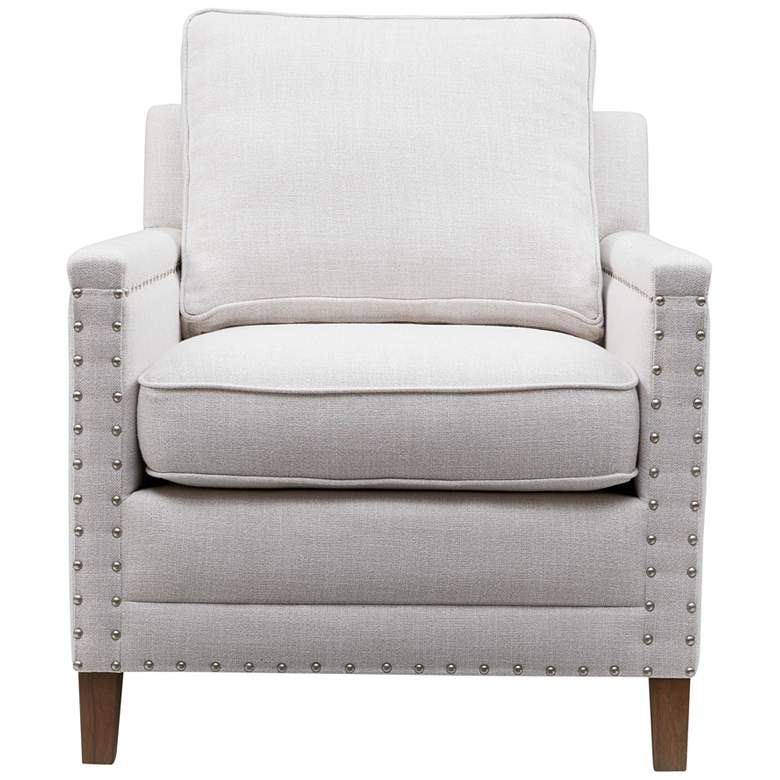 Lotte Grey Fabric Accent Chair