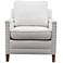 Lotte Grey Fabric Accent Chair