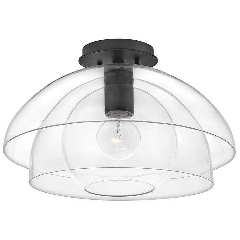 Image 1 Lotus 16" Wide Black Ceiling Light by Hinkley Lighting