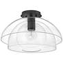 2_Lotus 16" Wide Black Ceiling Light by Hinkley Lighting more views