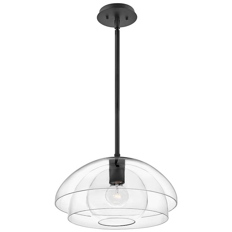 Image 3 Lotus 16" Wide Black Ceiling Light by Hinkley Lighting more views
