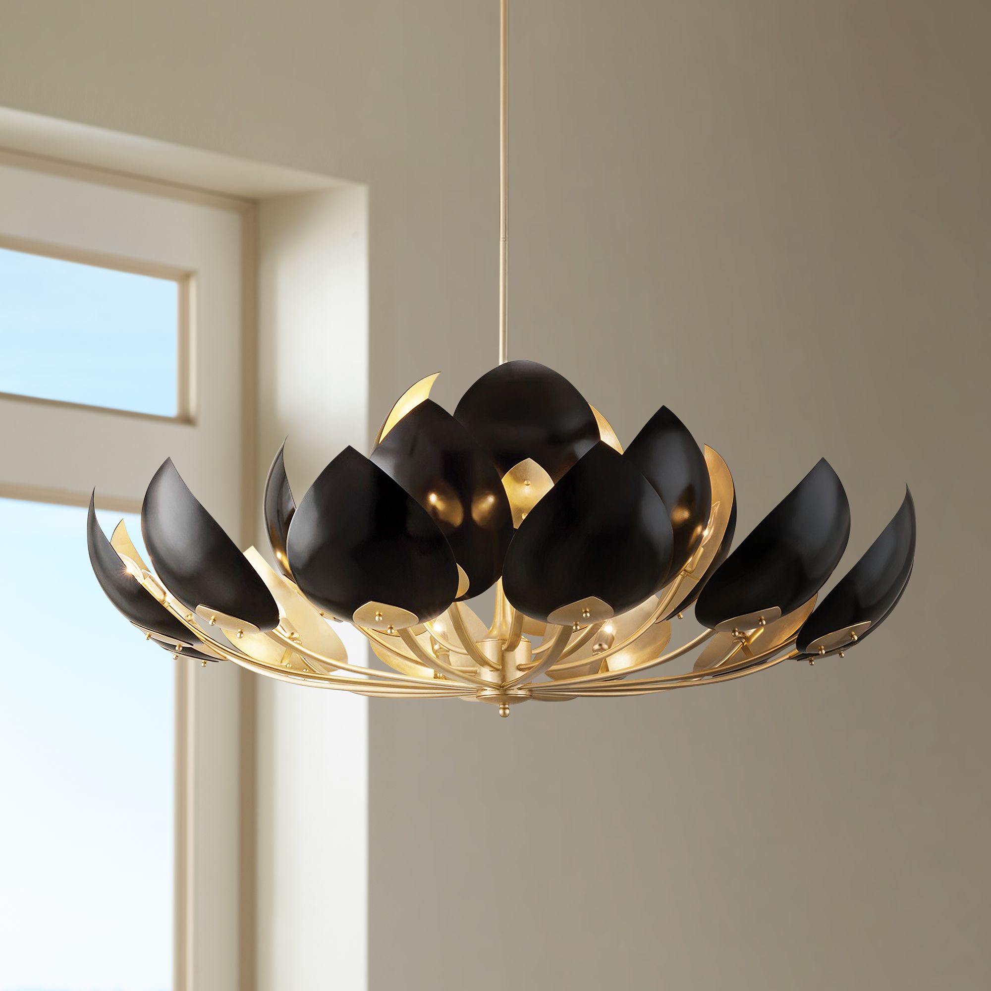 Lamps plus deals black chandelier