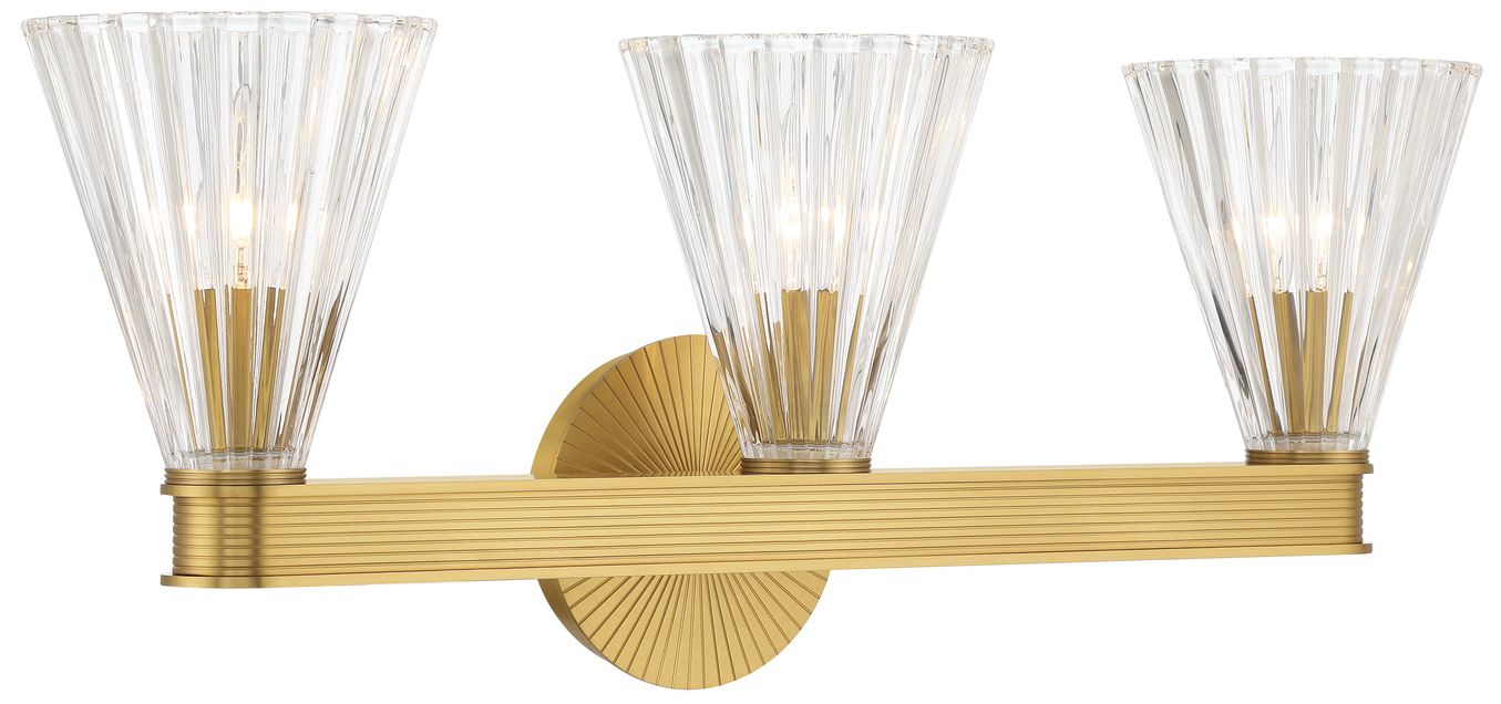 Image 3 Lotus 23.5'' Luxe Gold Bathroom Vanity more views