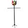 Lotus Multi-Colored Cocoa Leaves LED Outdoor Floor Lamp
