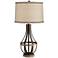 Louanne Oil-Rubbed Bronze Industrial Farmhouse Table Lamp