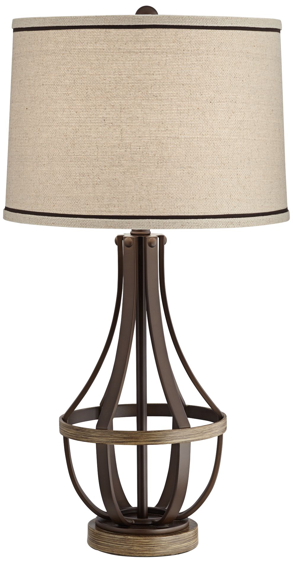 Louanne OilRubbed Bronze Table Lamp with USB Cord Dimmer 863R1