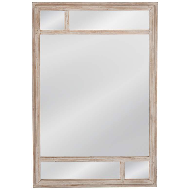 Image 1 Loudon 32" x 47" White Wash Wall Mirror